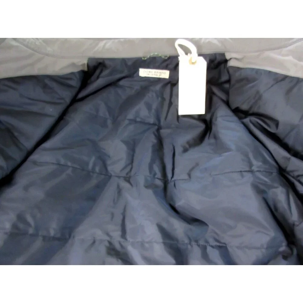 OOBE Brand Men's Snap Front Deck Shirt Jacket Ash Grey Black NWT
